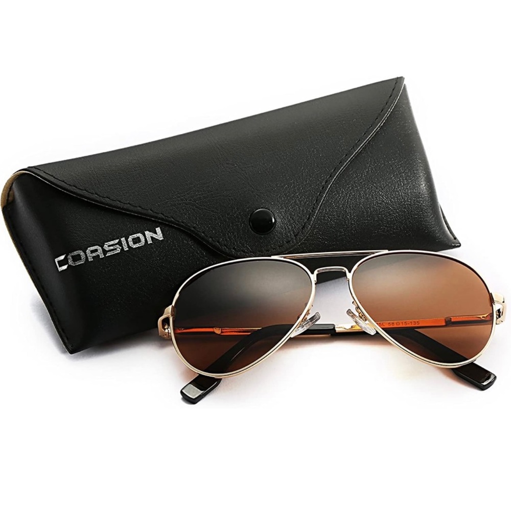 Junior Polarized Aviator Sunglasses NIB - Picture 2 of 5